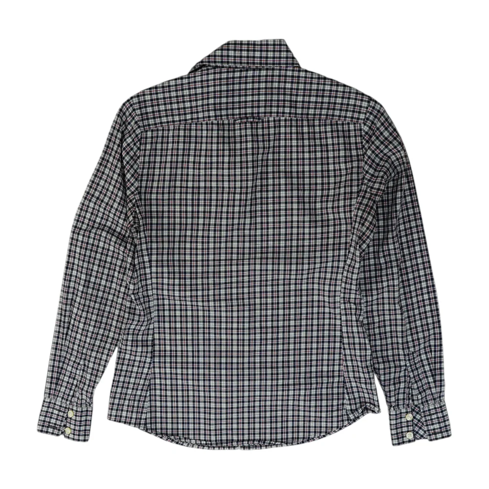 Black Petite Plaid Button Down - Image 2