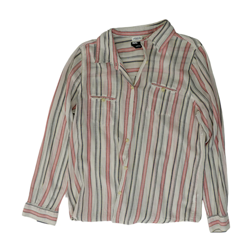Pink Striped Button Down