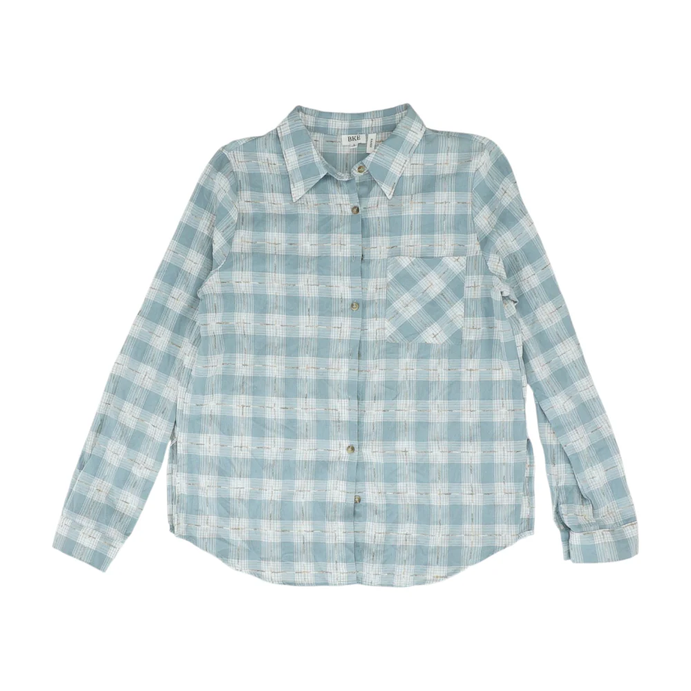 Blue Plaid Button Down