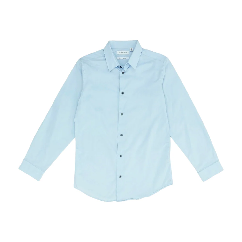 Blue Plus Button Down