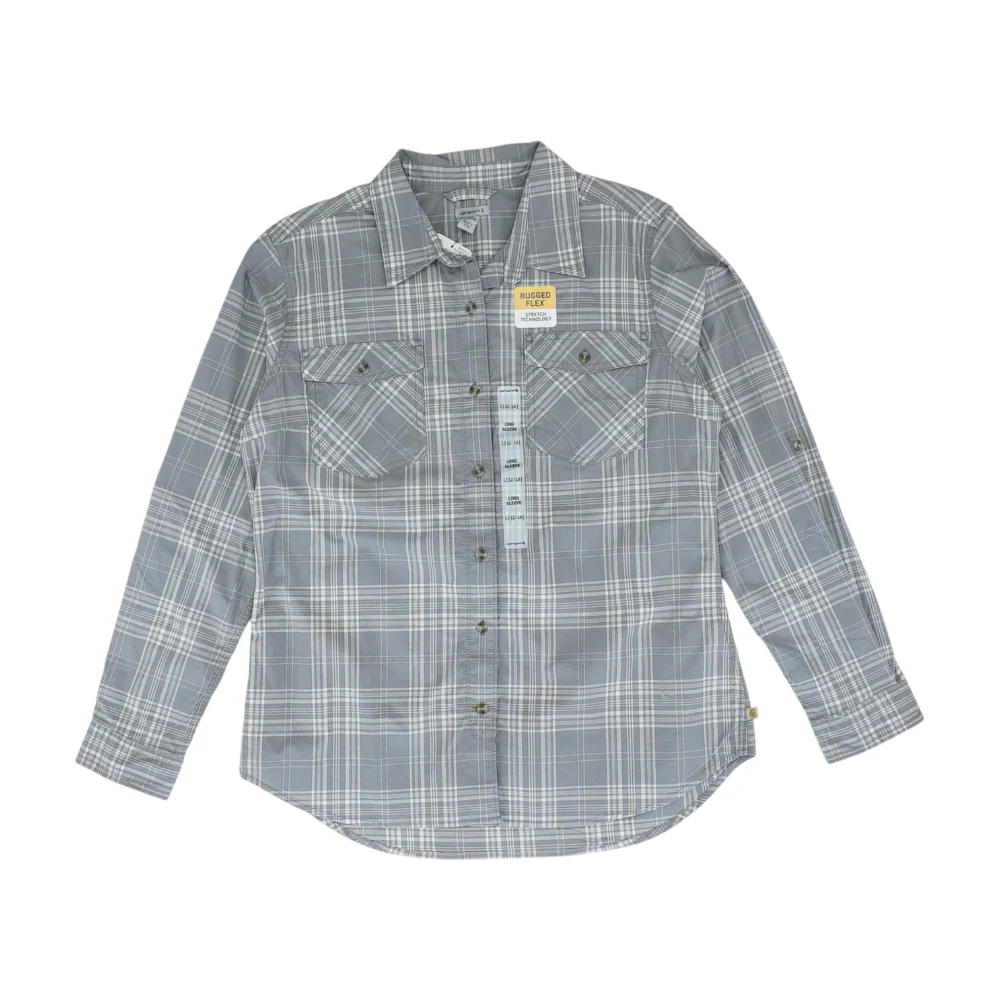 Gray Plaid Button Down
