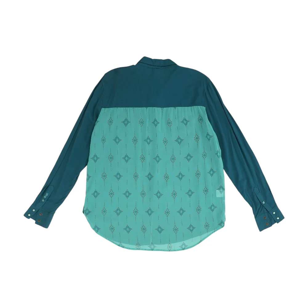 Teal Button Down - Image 2