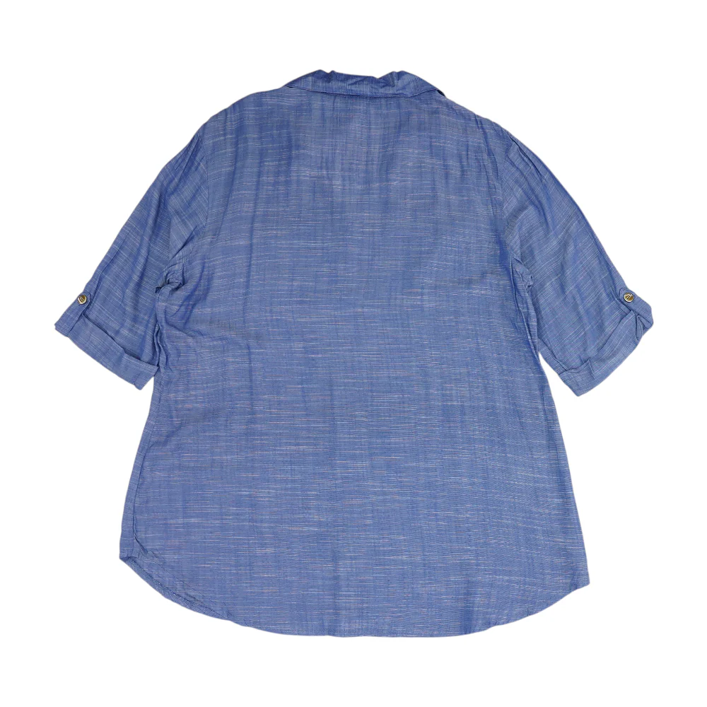 Blue Plus Button Down - Image 2