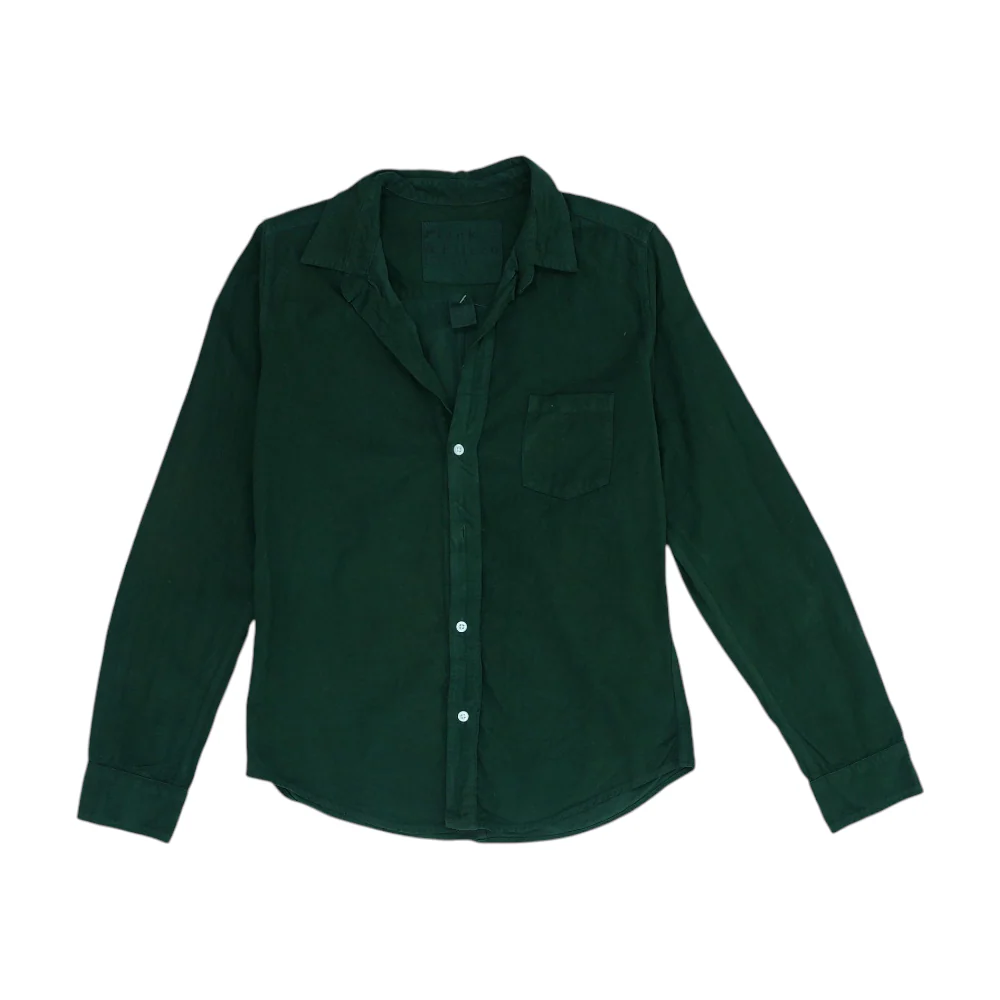 Green Button Down