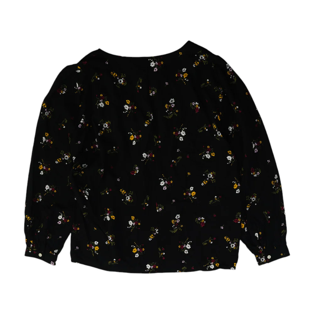 Black Floral Button Down - Image 2