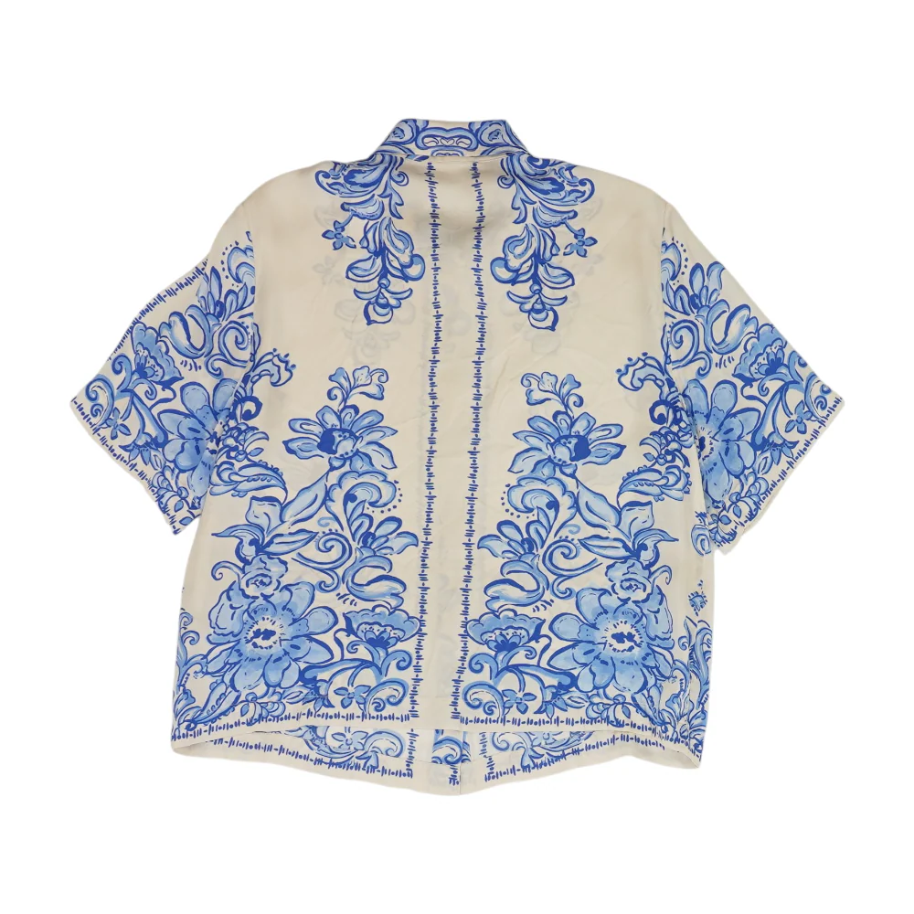 Beige Floral Button Down - Image 2