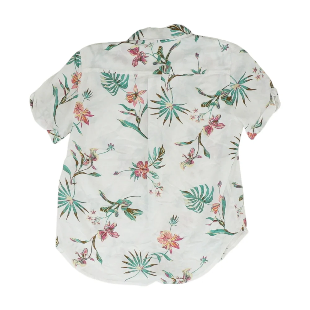 White Tropical Button Down - Image 2
