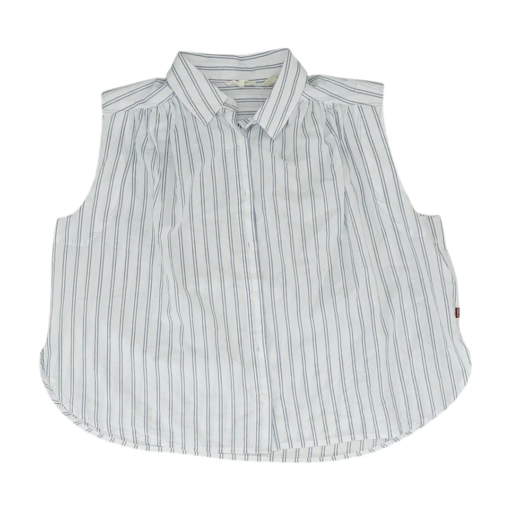 White Striped Button Down
