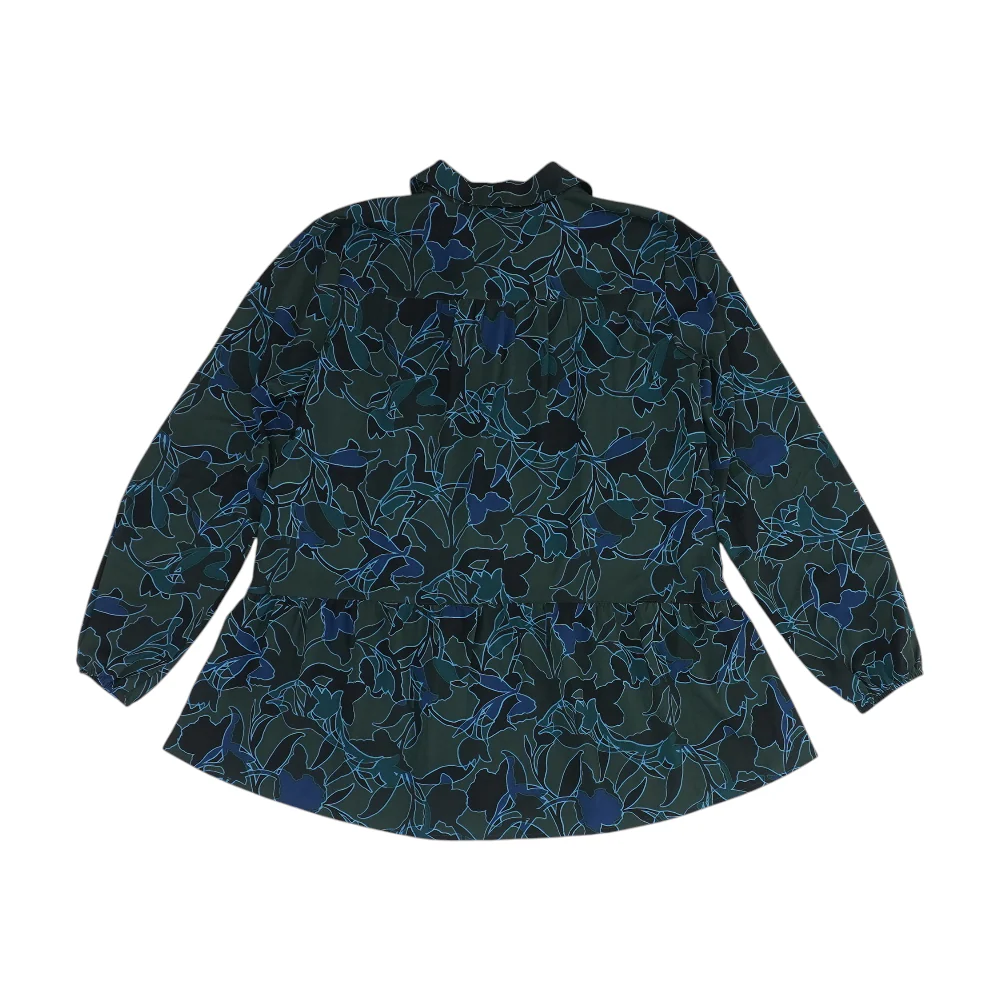Green Abstract Button Down - Image 2