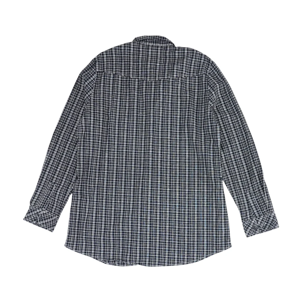 Navy Plaid Button Down - Image 2