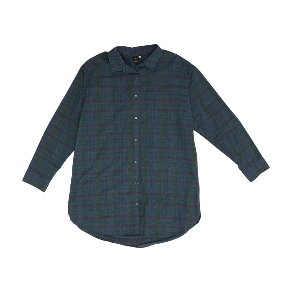 Blue Plaid Button Down