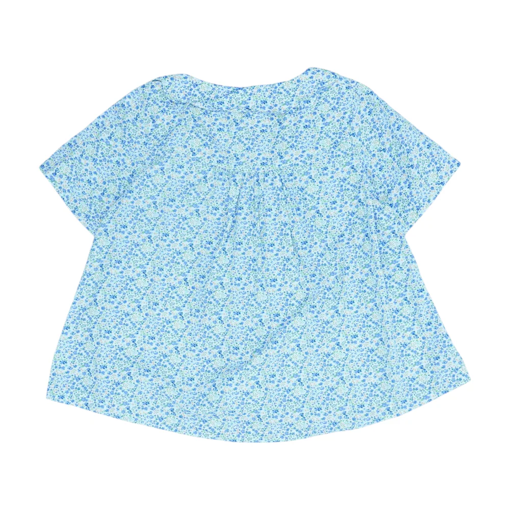 Blue Floral Button Down - Image 2