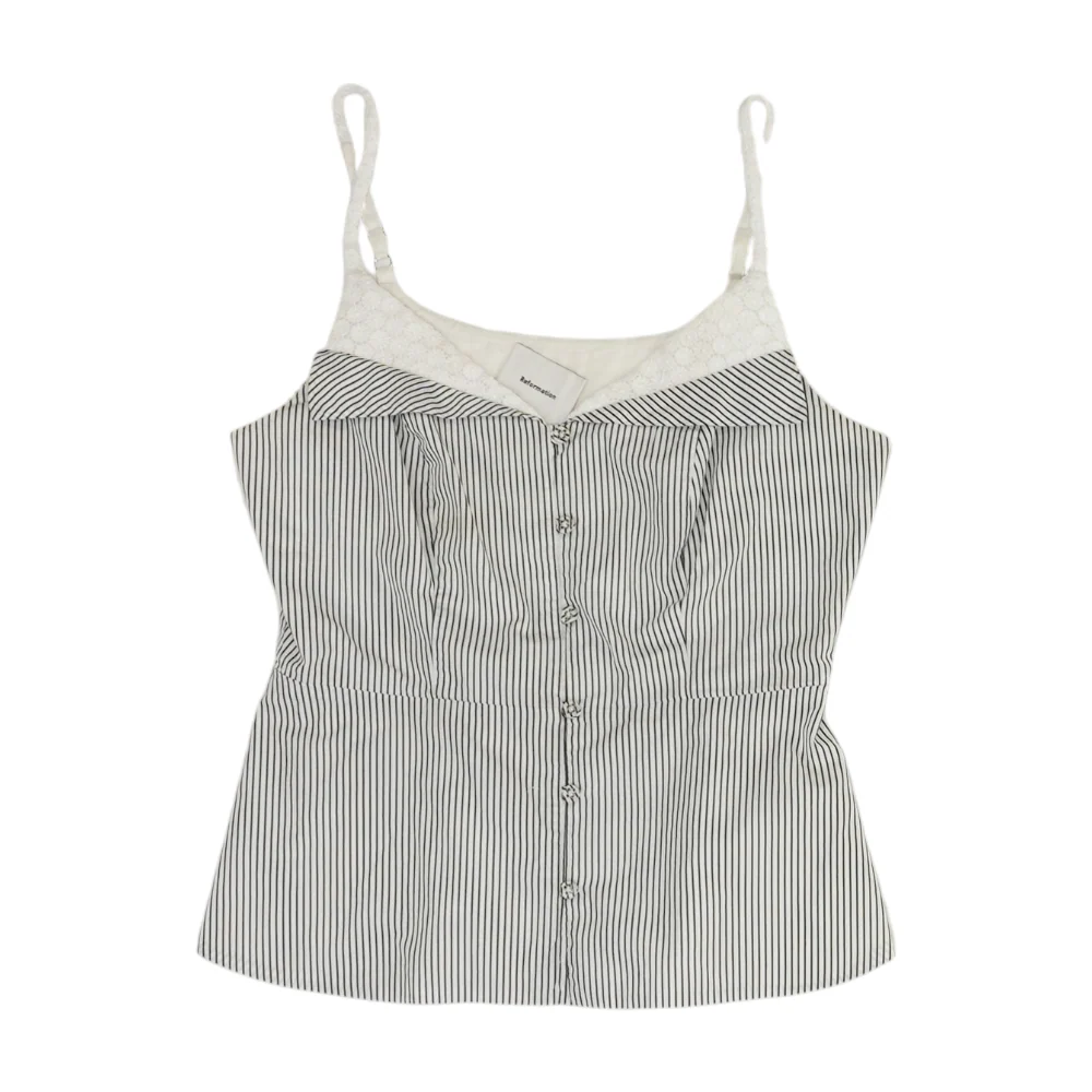 White Striped Button Down