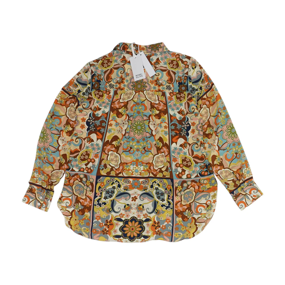 Blue Floral Button Down - Image 2