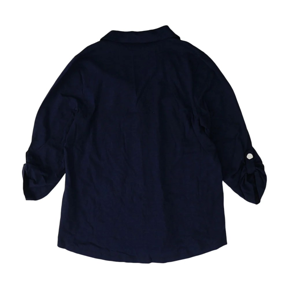 Navy Petite Button Down - Image 2