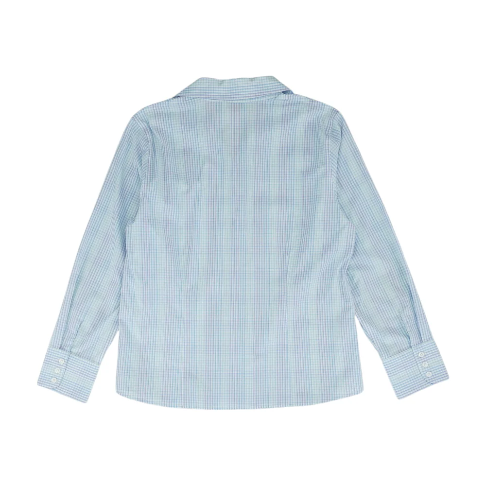 White Check Button Down - Image 2