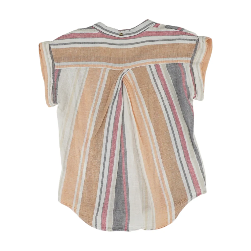 White Striped Button Down - Image 2