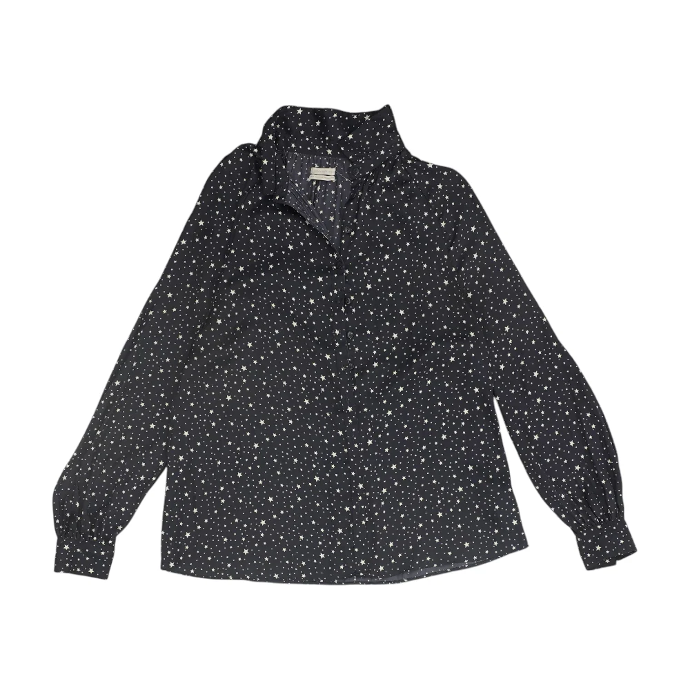 Gray Graphic Button Down