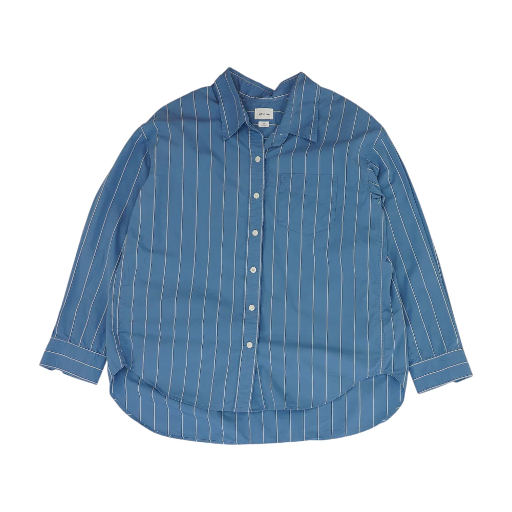 Blue Striped Button Down