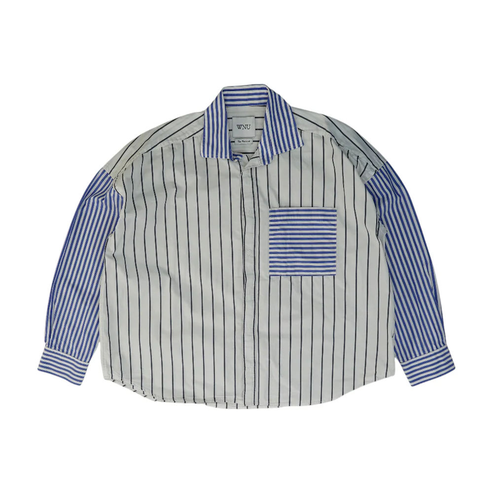 White Striped Button Down