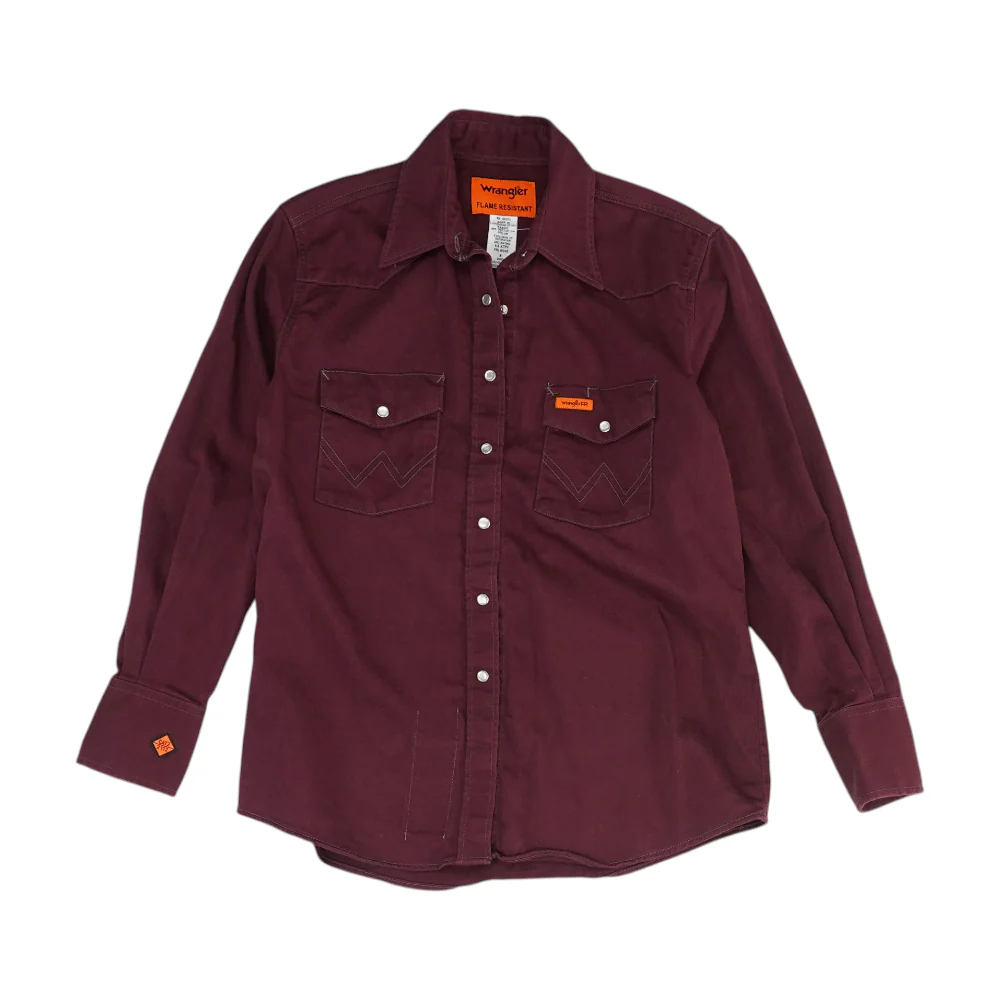 Burgundy Button Down