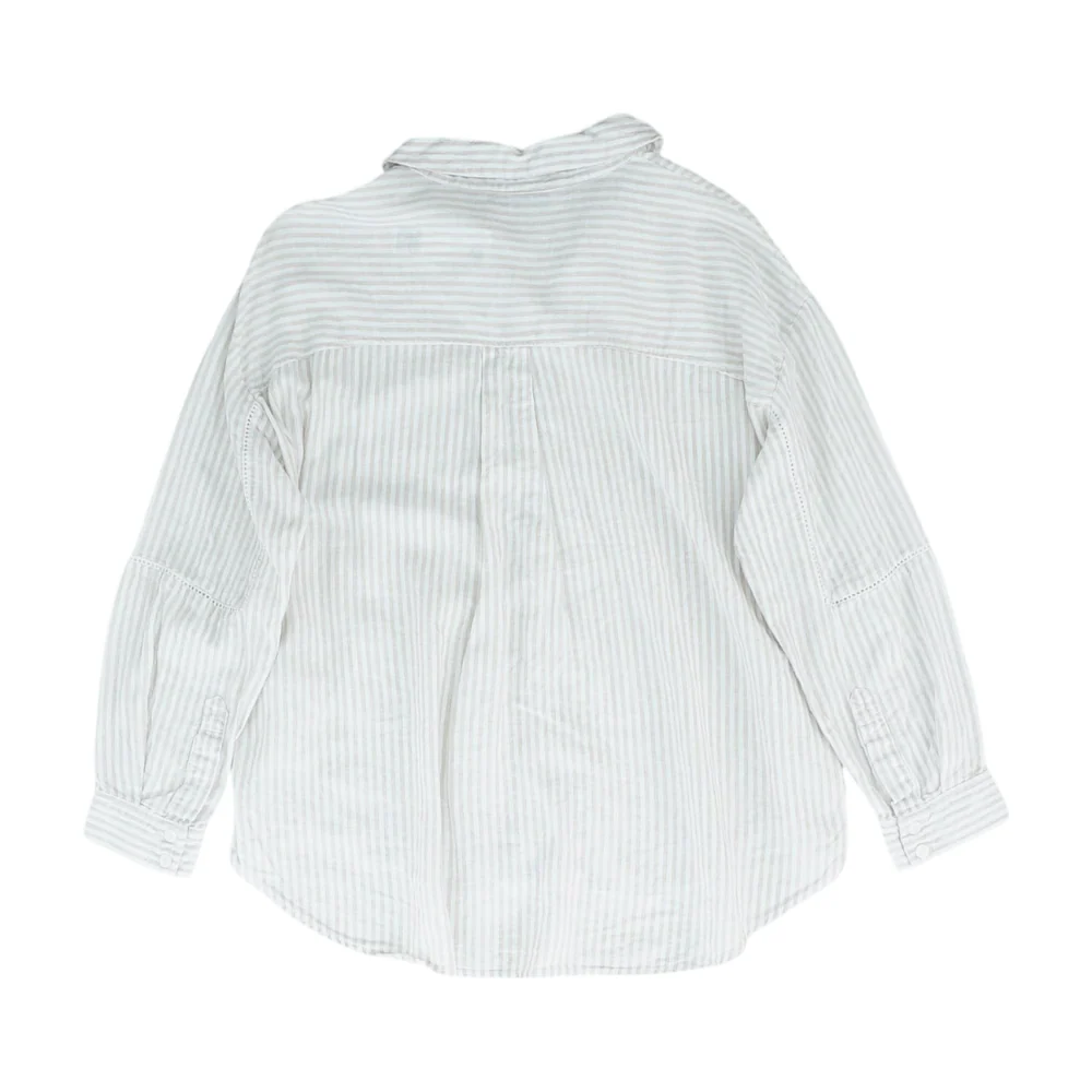 Beige Striped Button Down - Image 2