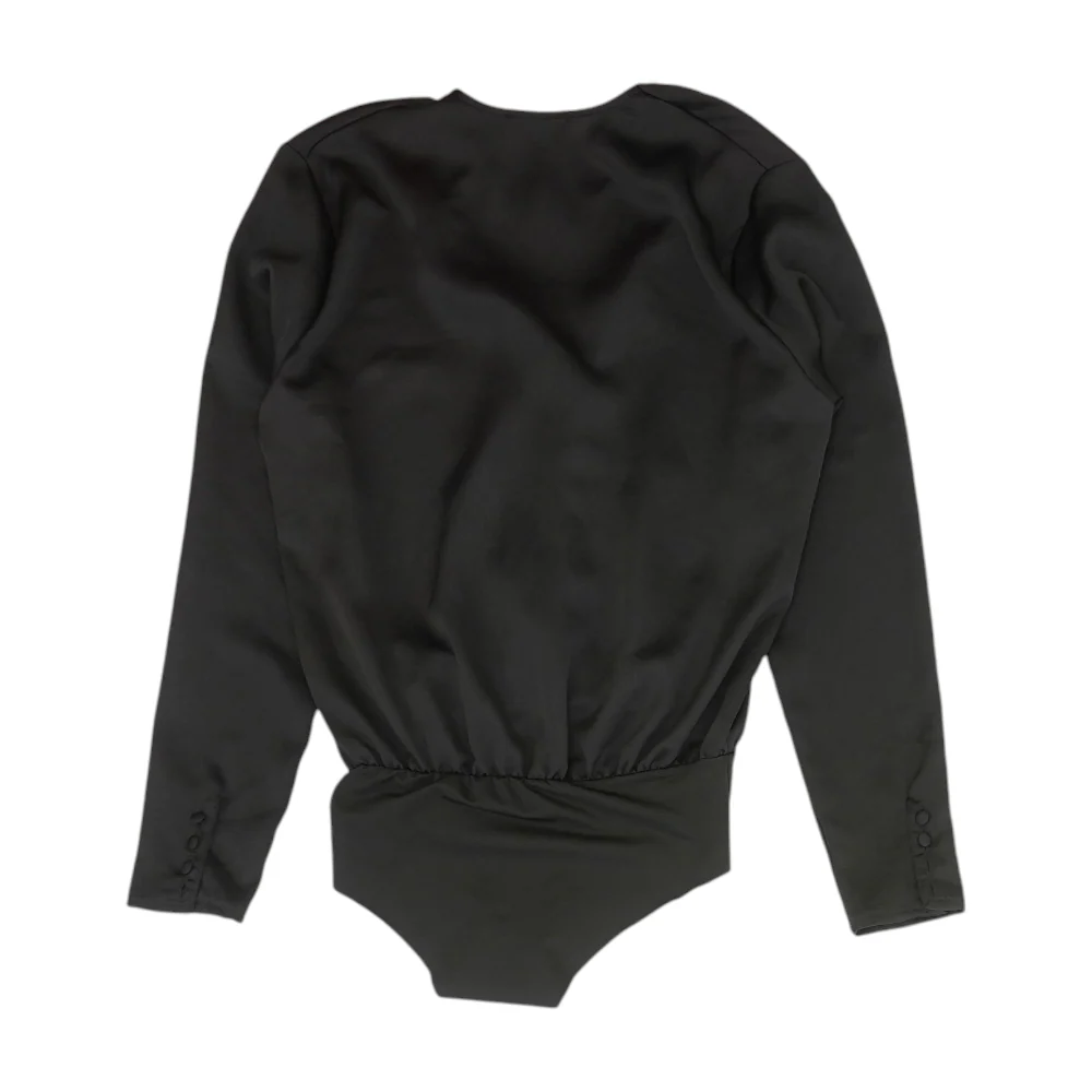 Black Bodysuit Blouse - Image 2