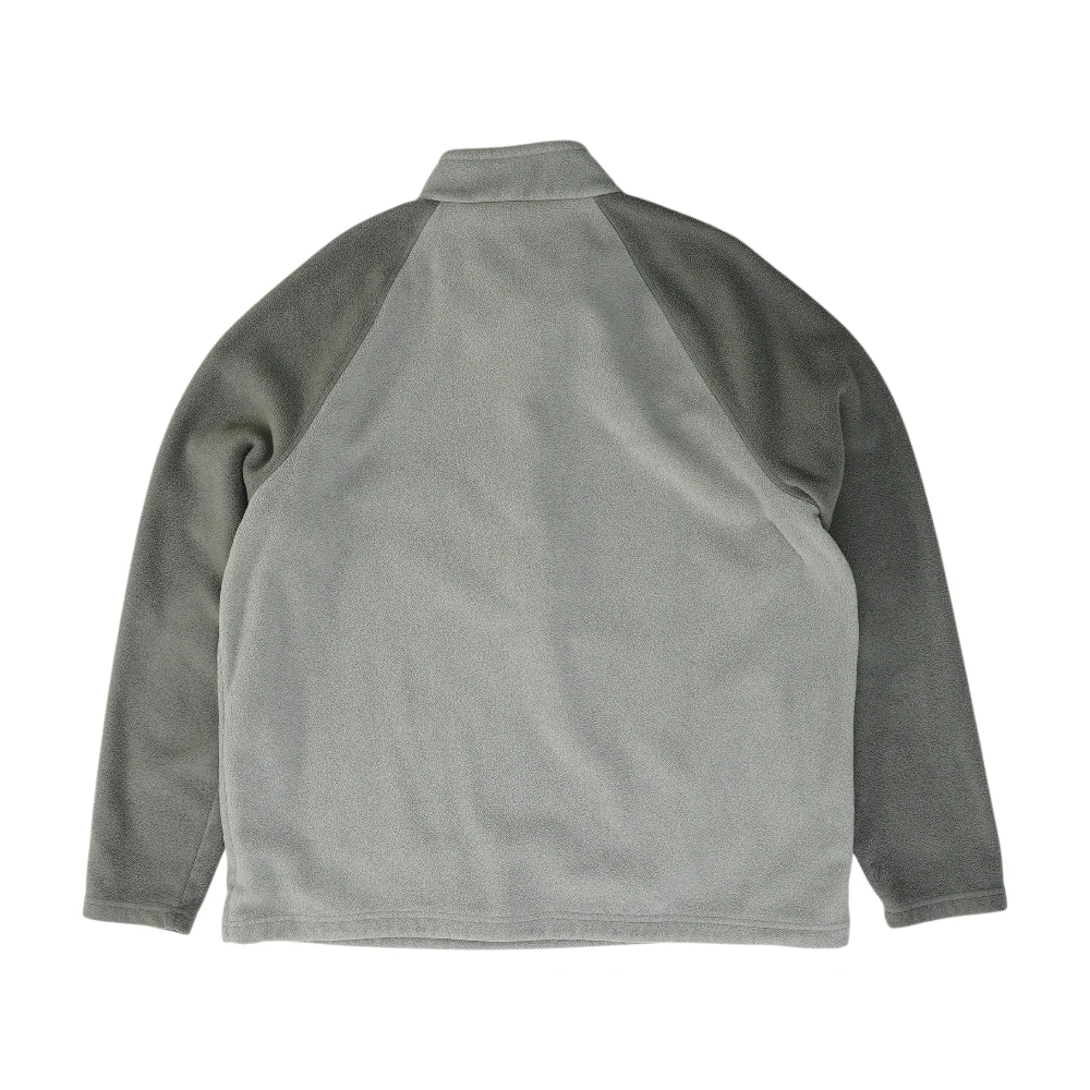 Gray Solid 1/4 Zip Pullover - Image 2