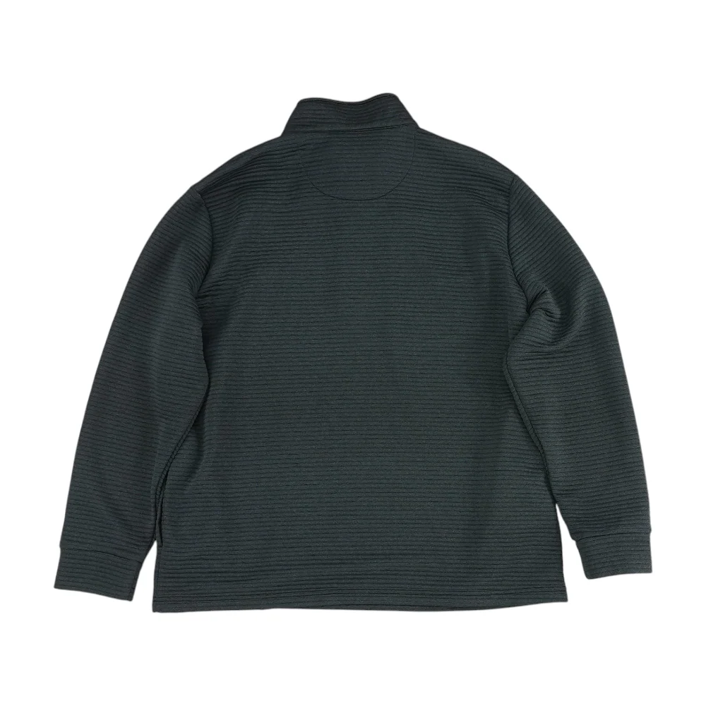 Gray Solid 1/4 Zip Pullover - Image 2