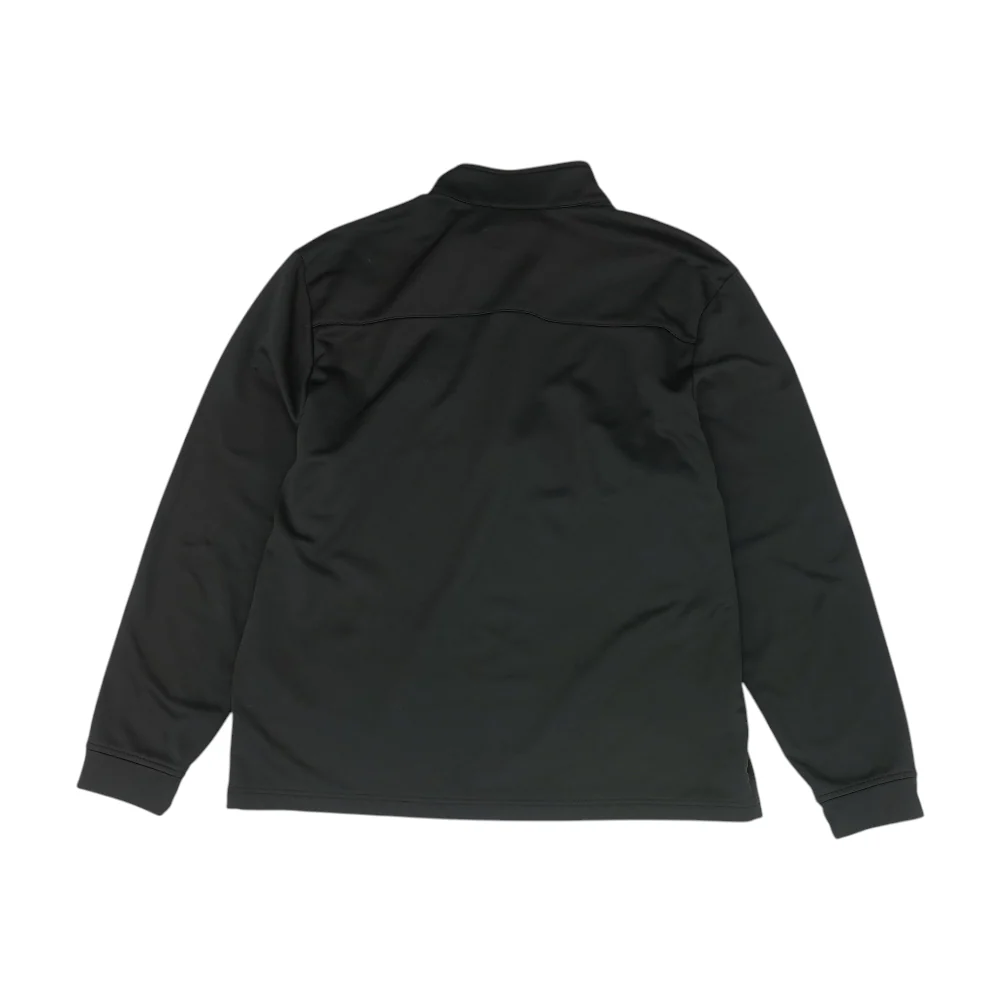 Black Solid 1/4 Zip Pullover - Image 2