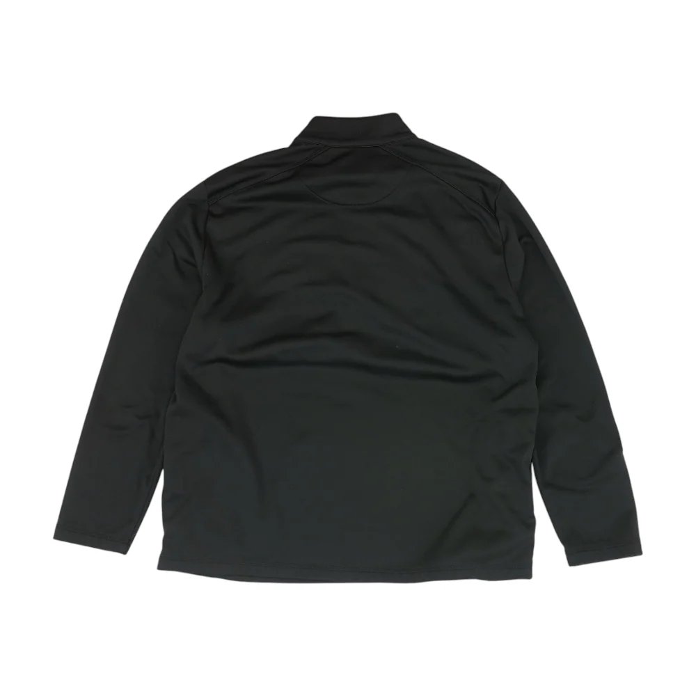 Black Solid 1/4 Zip Pullover - Image 2