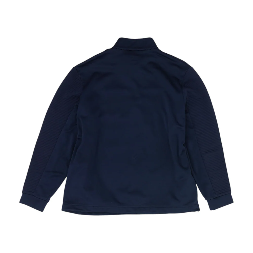 Navy Solid 1/4 Zip Pullover - Image 2