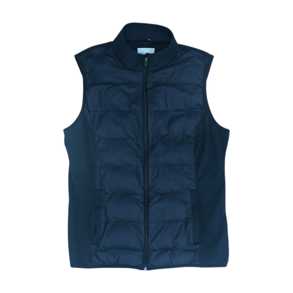 Black Solid Vest
