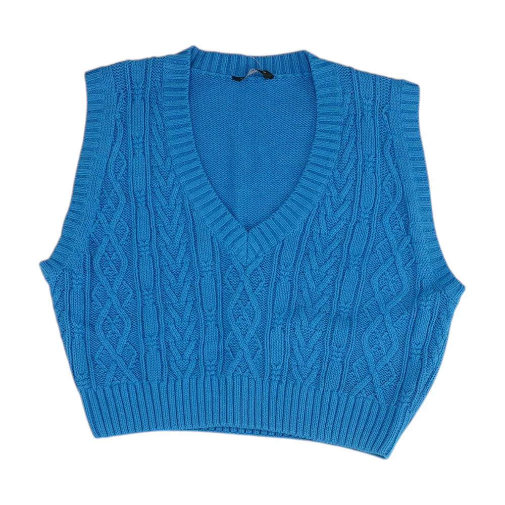 Blue Vest Sweater