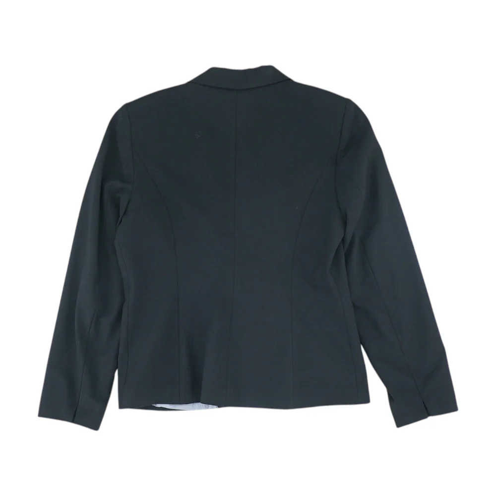 Black Solid Blazer - Image 2