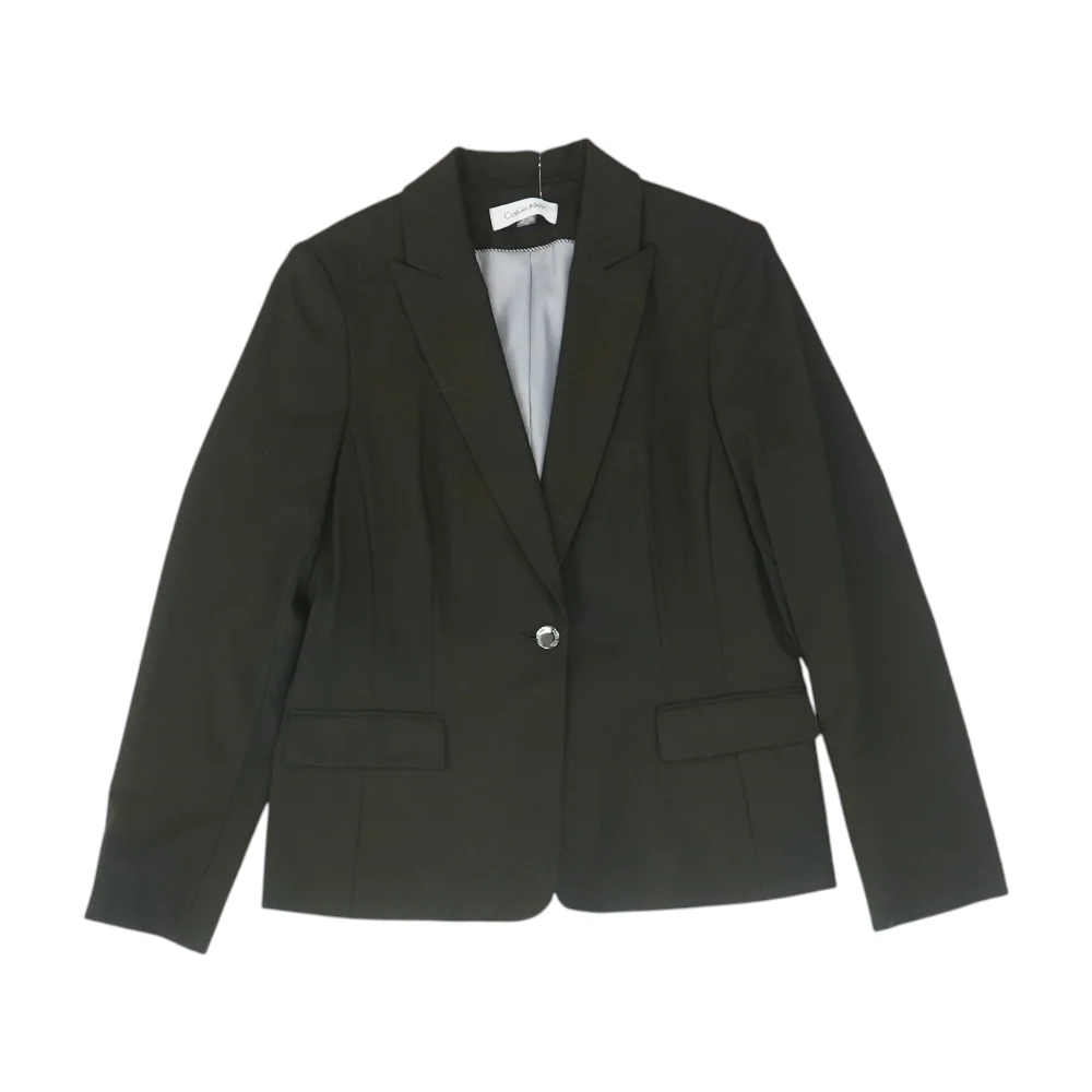 Black Solid Blazer