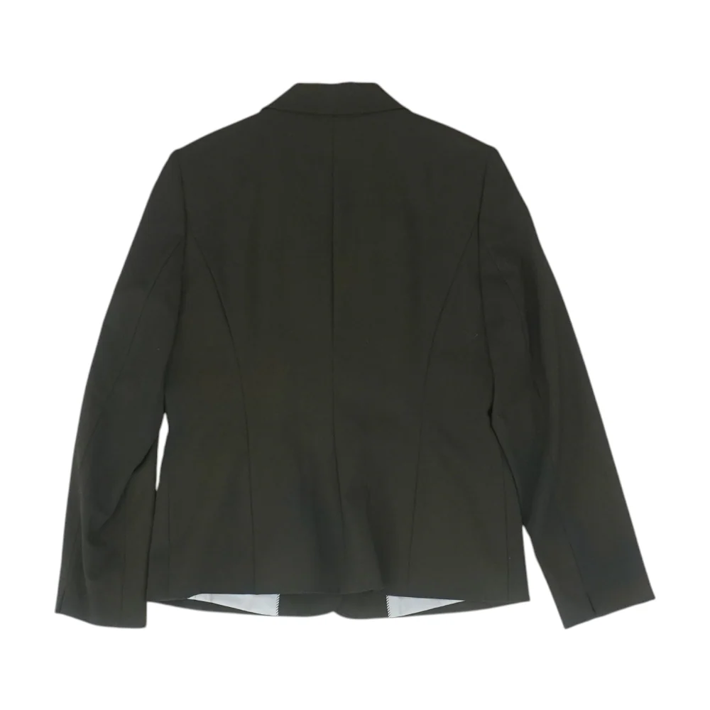 Black Solid Blazer - Image 2