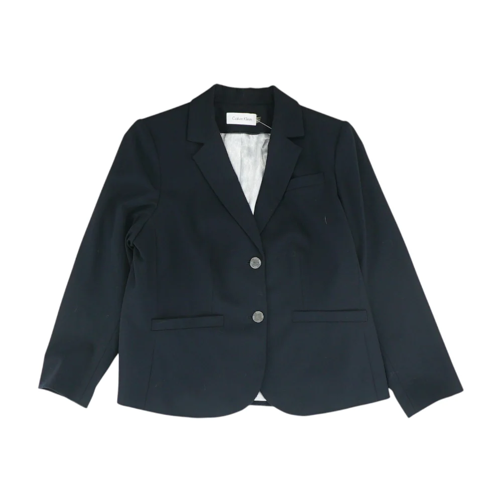 Navy Plus Solid Blazer
