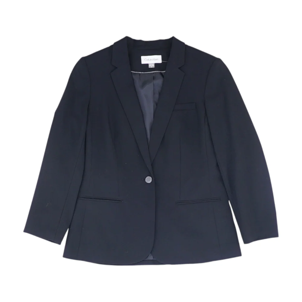 Black Solid Blazer