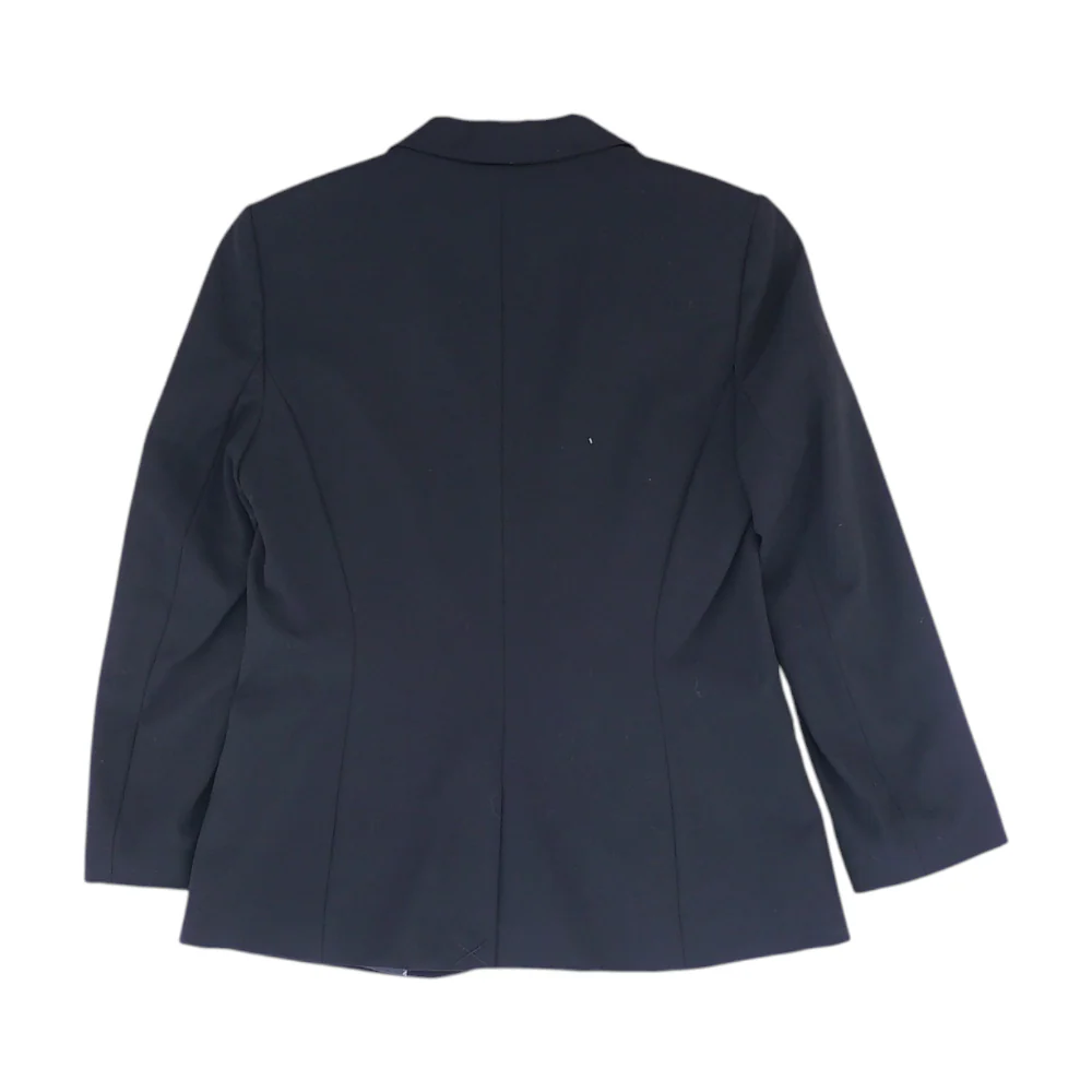 Black Solid Blazer - Image 2
