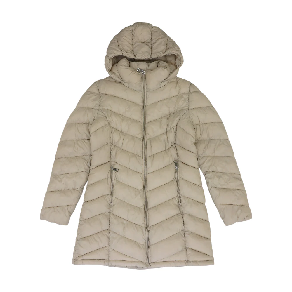 Beige Solid Jacket
