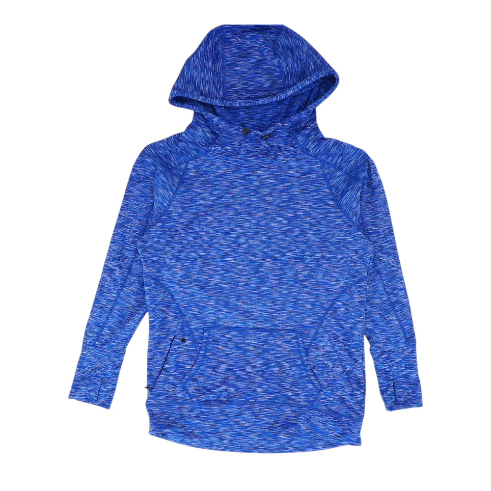 Blue Print Hoodie Pullover