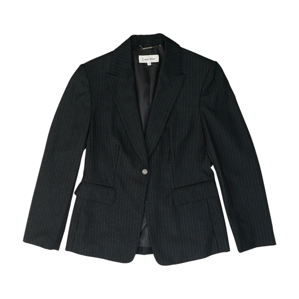 Black Striped Blazer