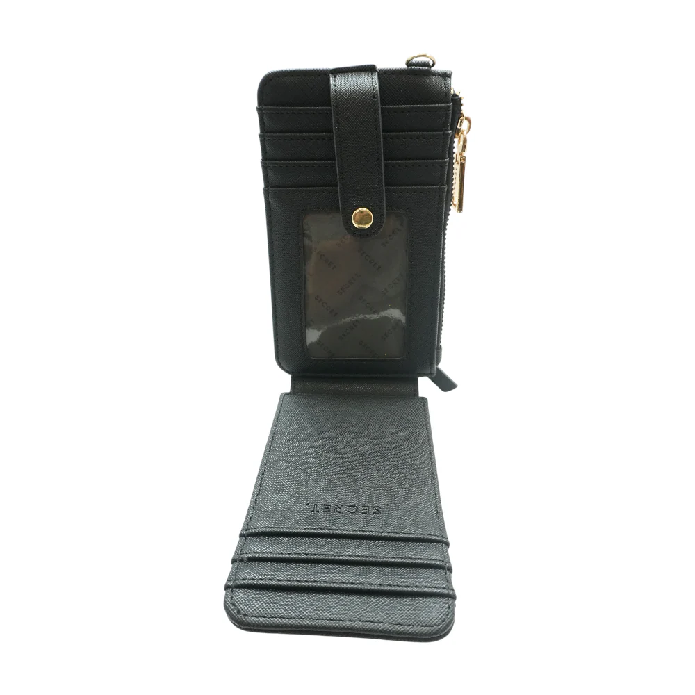 Black Card Case Wallet - Image 3