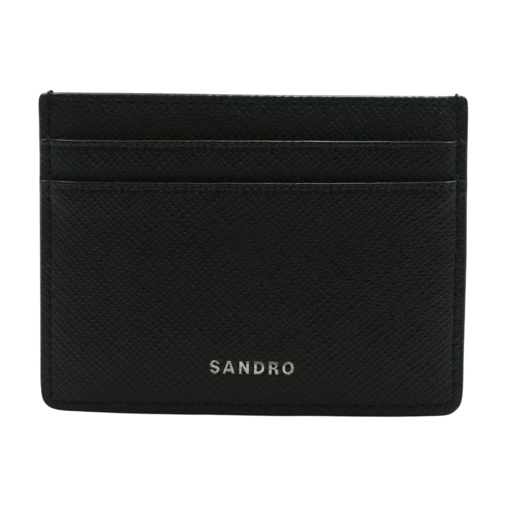 Black Reconstituted Leather Cardholder