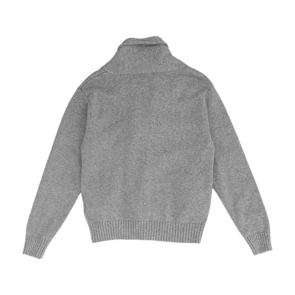 Gray Cardigan Sweater - Image 2