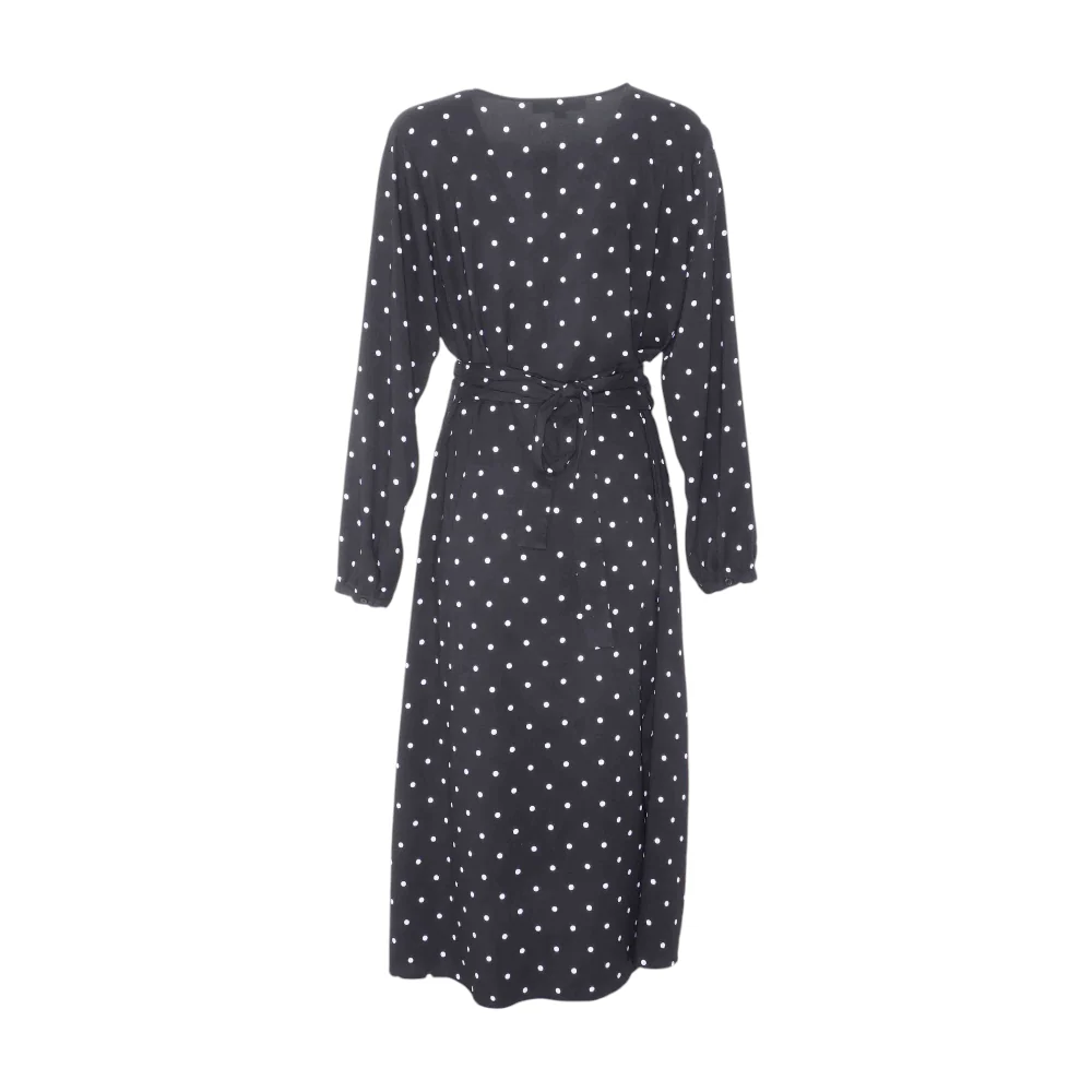 Black Plus Polka Dot Robe - Image 2