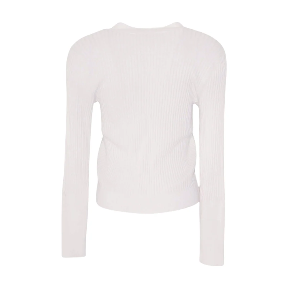 White Cardigan Sweater - Image 2