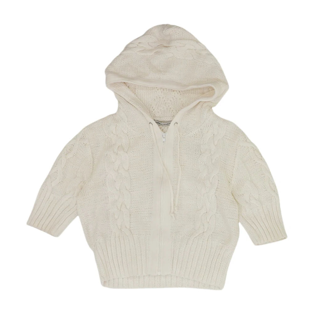 White Cardigan Sweater