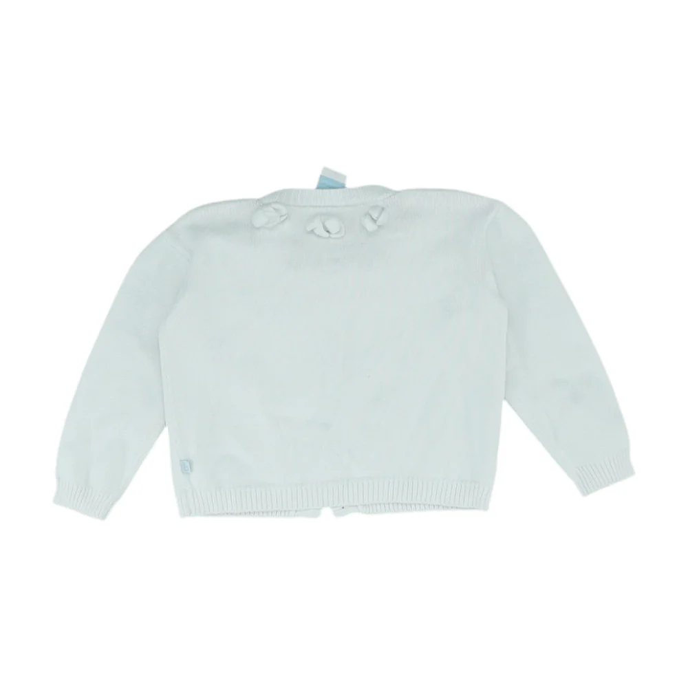 White Cardigan Sweater - Image 2
